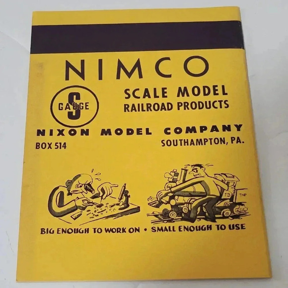 Nixon Model Company NIMCO Catalog & Handbook #6 1952 S Gauge Model Railroad Penn - Picture 3 of 3